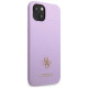 Guess GUHCP13SPS4MU iPhone 13 mini 5.4" purple/purple hardcase Saffiano 4G Small Metal Logo