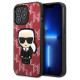 Karl Lagerfeld KLHCP13LPMNIKPI iPhone 13 Pro / 13 6.1" hardcase red/red Monogram Ikonik Patch