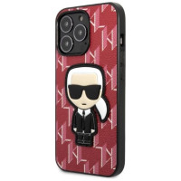 Karl Lagerfeld KLHCP13LPMNIKPI iPhone 13 Pro / 13 6.1" hardcase red/red Monogram Ikonik Patch