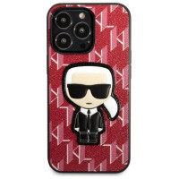 Karl Lagerfeld KLHCP13LPMNIKPI iPhone 13 Pro / 13 6.1" hardcase red/red Monogram Ikonik Patch