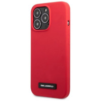 Karl Lagerfeld KLHCP13LSLMP1R iPhone 13 Pro / 13 6.1" hardcase red/red Silicone Plaque