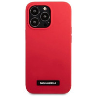Karl Lagerfeld KLHCP13LSLMP1R iPhone 13 Pro / 13 6.1" hardcase red/red Silicone Plaque