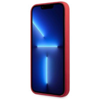 Karl Lagerfeld KLHCP13LSLMP1R iPhone 13 Pro / 13 6.1" hardcase red/red Silicone Plaque