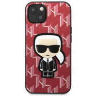 Karl Lagerfeld KLHCP13MPMNIKPI iPhone 13 6.1" hardcase red/red Monogram Ikonik Patch
