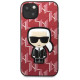 Karl Lagerfeld KLHCP13MPMNIKPI iPhone 13 6.1" hardcase red/red Monogram Ikonik Patch