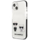 Karl Lagerfeld KLHCP13STPEKCW iPhone 13 mini 5.4" hardcase white/white Karl&Choupette