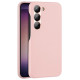 Dux Ducis Grit case for Samsung Galaxy S23+ elegant case made of artificial leather pink
