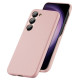 Dux Ducis Grit case for Samsung Galaxy S23+ elegant case made of artificial leather pink