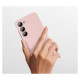 Dux Ducis Grit case for Samsung Galaxy S23+ elegant case made of artificial leather pink