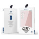 Dux Ducis Grit case for Samsung Galaxy S23+ elegant case made of artificial leather pink
