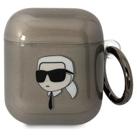 Karl Lagerfeld KLA2HNIKTCK AirPods 1/2 cover black/black Karl`s Head