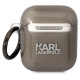Karl Lagerfeld KLA2HNIKTCK AirPods 1/2 cover black/black Karl`s Head