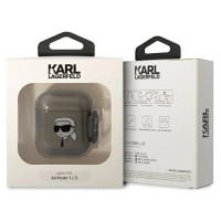 Karl Lagerfeld KLA2HNIKTCK AirPods 1/2 cover black/black Karl`s Head