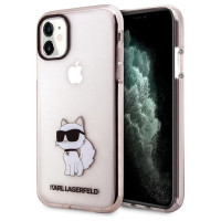 Karl Lagerfeld KLHCN61HNCHTCP iPhone 11 / Xr 6.1" pink/pink hardcase Ikonik Choupette
