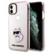Karl Lagerfeld KLHCN61HNCHTCP iPhone 11 / Xr 6.1" pink/pink hardcase Ikonik Choupette