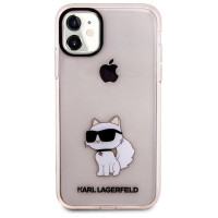 Karl Lagerfeld KLHCN61HNCHTCP iPhone 11 / Xr 6.1" pink/pink hardcase Ikonik Choupette