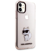 Karl Lagerfeld KLHCN61HNCHTCP iPhone 11 / Xr 6.1" pink/pink hardcase Ikonik Choupette