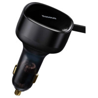 Baseus Car charger 2in1 33W 2x USB C (male) Baseus Enjoyment - black