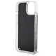 Guess Liquid Glitter Marble case for iPhone 14 - black