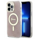 Guess 4G MagSafe case for iPhone 14 Pro Max - pink