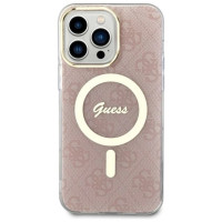 Guess 4G MagSafe case for iPhone 14 Pro Max - pink