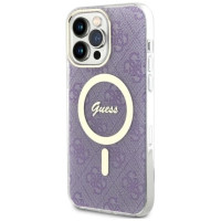 Guess GUHMP14XH4STU iPhone 14 Pro Max 6.7" purple/purple hardcase 4G MagSafe