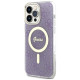 Guess GUHMP14XH4STU iPhone 14 Pro Max 6.7" purple/purple hardcase 4G MagSafe