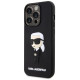 Karl Lagerfeld KLHCP14L3DRKINK iPhone 14 Pro 6.1" black/black hardcase Rubber Ikonik 3D