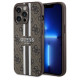 Guess GUHMP13XP4RPSW iPhone 13 Pro Max 6.7" brown/brown hardcase 4G Printed Stripes MagSafe