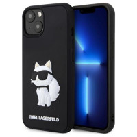 Karl Lagerfeld KLHCP14M3DRKHNK iPhone 14 Plus 6.7" black/black hardcase Rubber Choupette 3D