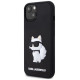 Karl Lagerfeld KLHCP14M3DRKHNK iPhone 14 Plus 6.7" black/black hardcase Rubber Choupette 3D