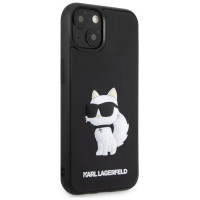 Karl Lagerfeld KLHCP14M3DRKHNK iPhone 14 Plus 6.7" black/black hardcase Rubber Choupette 3D