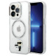 Karl Lagerfeld KLHMP13LHNKCIT iPhone 13 Pro 6.1" hardcase transparent Iconic Karl&Choupette Magsafe