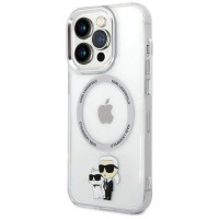 Karl Lagerfeld KLHMP13LHNKCIT iPhone 13 Pro 6.1" hardcase transparent Iconic Karl&Choupette Magsafe