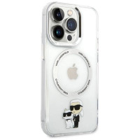 Karl Lagerfeld KLHMP13LHNKCIT iPhone 13 Pro 6.1" hardcase transparent Iconic Karl&Choupette Magsafe