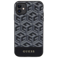 Guess GUHMN61HGCFSEK iPhone 11 / Xr 6.1" black/black hardcase GCube Stripes MagSafe