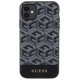Guess GUHMN61HGCFSEK iPhone 11 / Xr 6.1" black/black hardcase GCube Stripes MagSafe