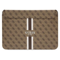 Guess 4G Printed Stripes cover for a 14" laptop - brown