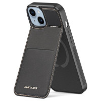 Dux Ducis 3in1 Wallet Case with Stand for iPhone 15 Plus MagSafe RFID Blocker Dux Ducis Rafi Mag - Black