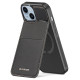 Dux Ducis 3in1 Wallet Case with Stand for iPhone 15 Plus MagSafe RFID Blocker Dux Ducis Rafi Mag - Black
