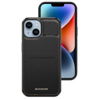 Dux Ducis 3in1 Wallet Case with Stand for iPhone 15 Plus MagSafe RFID Blocker Dux Ducis Rafi Mag - Black