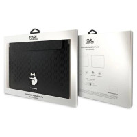 Karl Lagerfeld Saffiano Monogram Choupette case for a 14" laptop - black