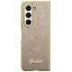 Guess Glitter Script case for Samsung Galaxy Z Fold 5 - gold