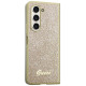 Guess Glitter Script case for Samsung Galaxy Z Fold 5 - gold