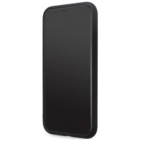 Karl Lagerfeld KLHCN61SMHKNPK case for iPhone 11 / Xr - black Silicone Ikonik Metal Pin