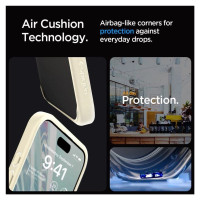 Spigen Crystal Hybrid Case for iPhone 15 Pro Max - Clear Beige