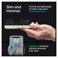 Spigen Crystal Hybrid Case for iPhone 15 Pro Max - Clear Beige