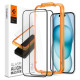 Spigen ALM Glass FC tempered glass for iPhone 15 - black 2 pcs.