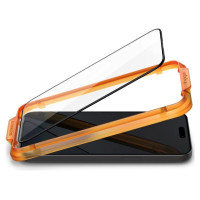 Spigen ALM Glass FC tempered glass for iPhone 15 - black 2 pcs.