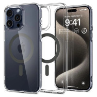 Spigen Ultra Hybrid Mag case with MagSafe for iPhone 15 Pro Max - graphite